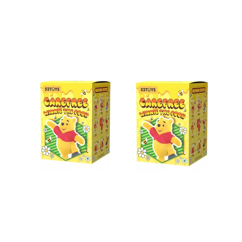 52toys Disney The Carefree Winnie The Pooh Series Blind Box Figure