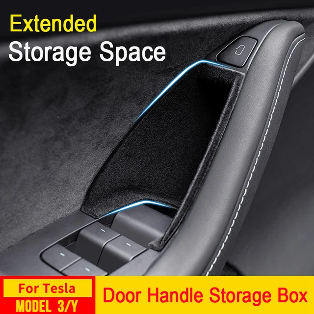 Tesla 모델 3/Y를 위한 필수 액세서리: 문짝 손잡이 보관함 Tesla 모델 3/Y를 위한 필수 액세서리: 문짝 손잡이 보관함