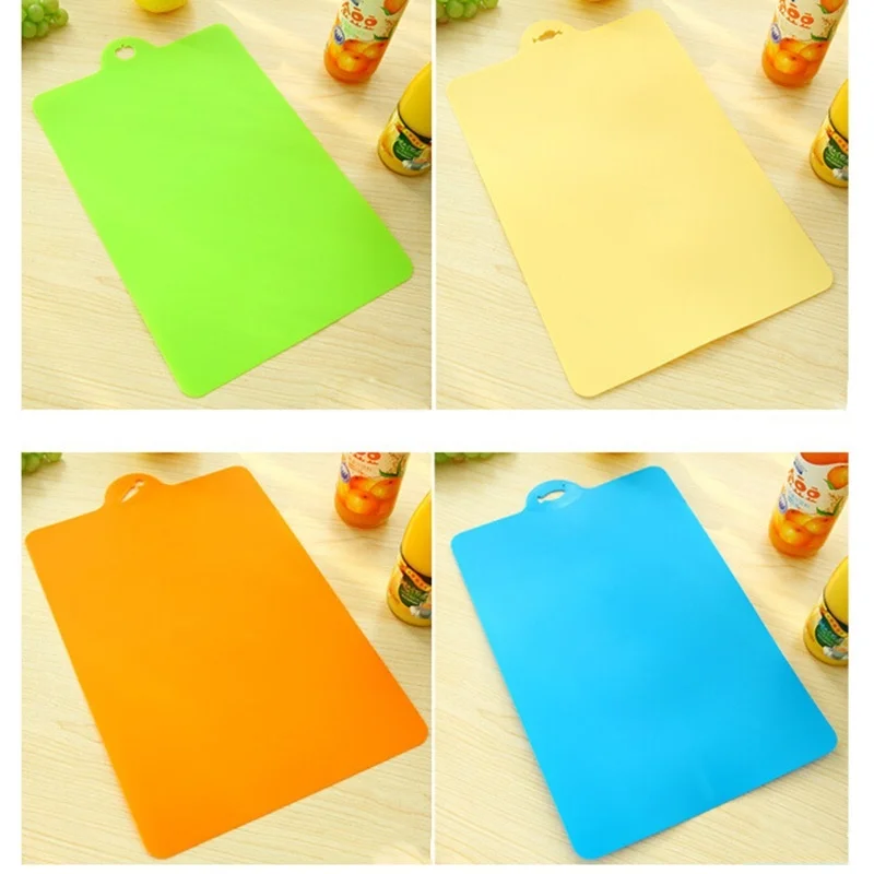 Kitchen Flexible Cutting Board Chopping Board Thin Soft Classification Cutting  Board Can Hang Fruit Cutting Board