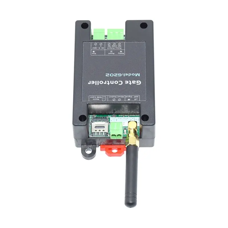 【추수감사절】슬라이딩 도어 오프너용, GSM 2G LTE 게이트 오프너 G202 SMS 원격 제어 차고 문용 단일 릴레이 스위치