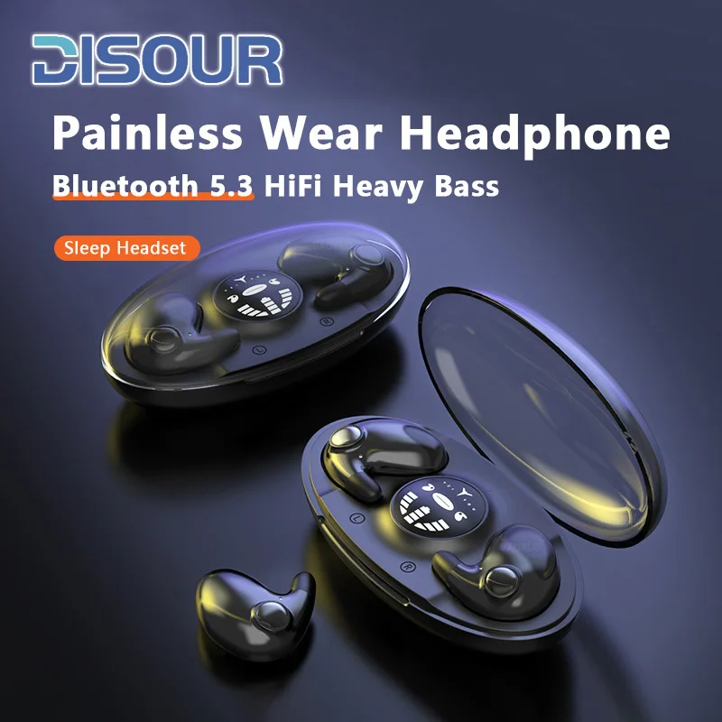 

Наушники-вкладыши DISOUR с микрофоном, Bluetooth 5,3, Hi-Fi