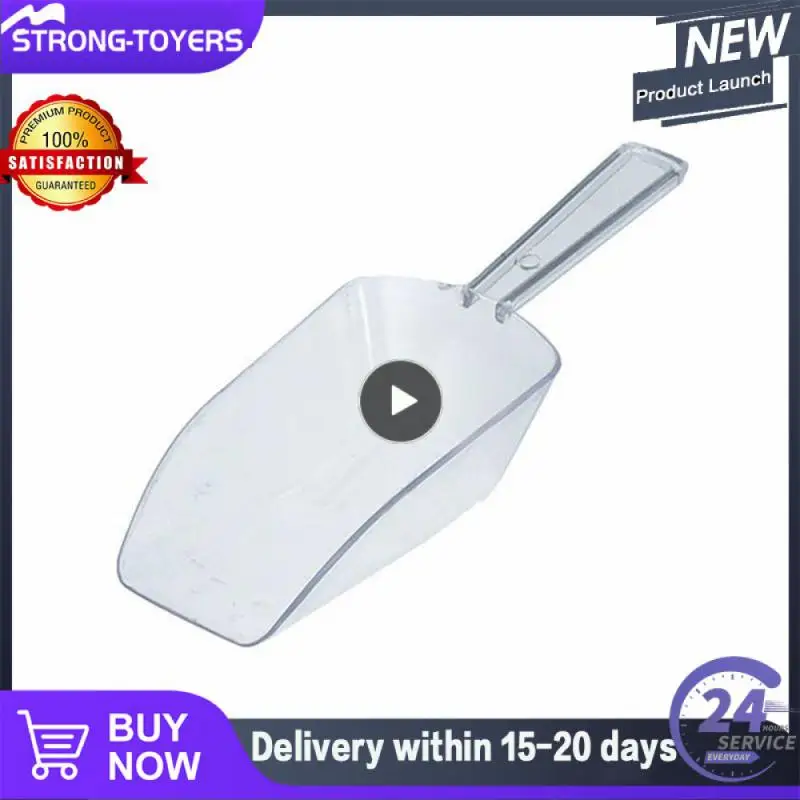 Cucina Crema Buffet Farina Mini Pale Di Ghiaccio Trasparente Cibo Caramelle Scoop Plastica