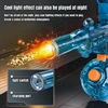 Simulated Flame Electric Water Gun for Kids Sensor Light High Pressure Automatic Watergun Children Summer Outdoor Beach Pool Toy 2