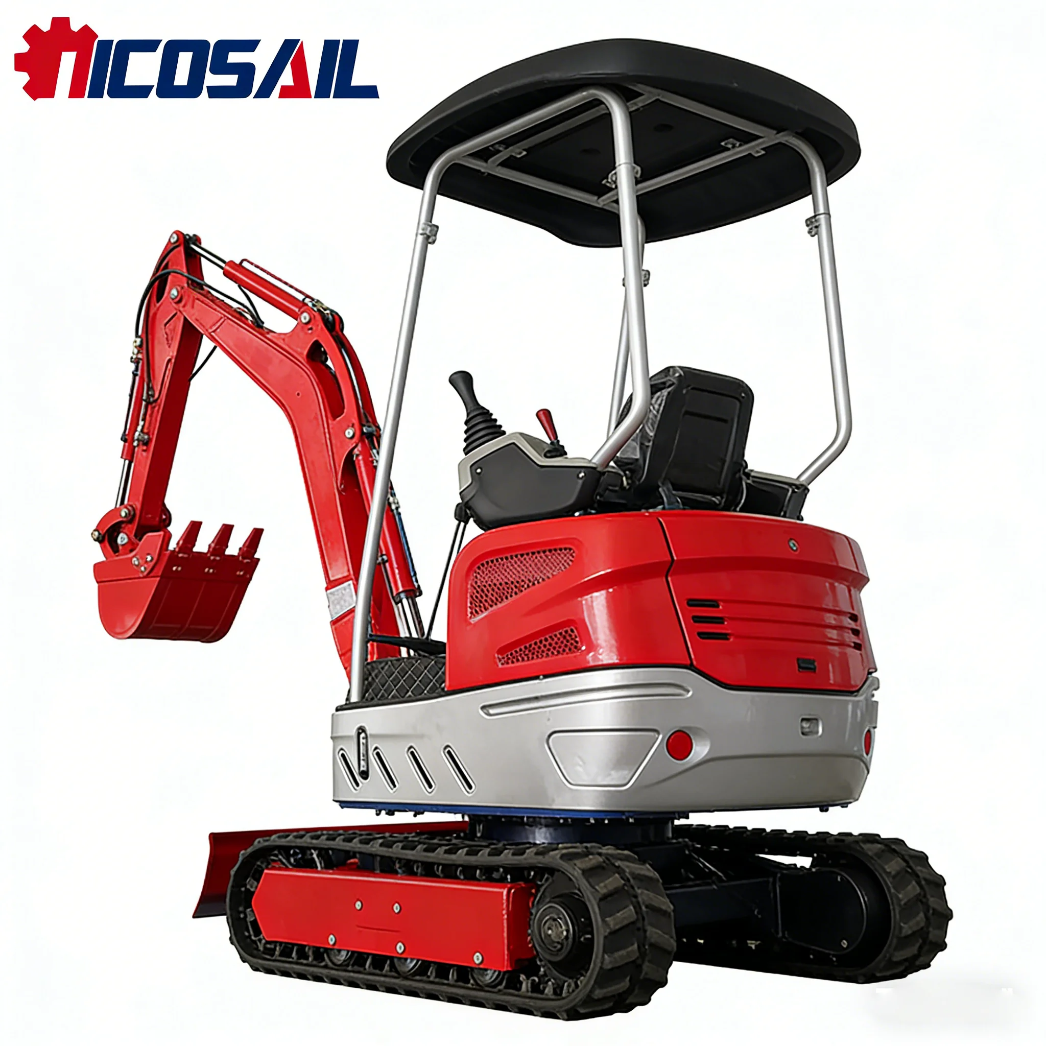 Free delivery of 1.7-ton small mini crawler excavators, 1.8-ton and 2-ton mini excavators, all with high efficiency and competit