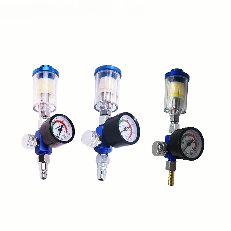 Pair Of Mini Air Filter & Moisture Separators For Spray Guns - 1/4" Inline, 1 Year Warranty 8 thumbnail image