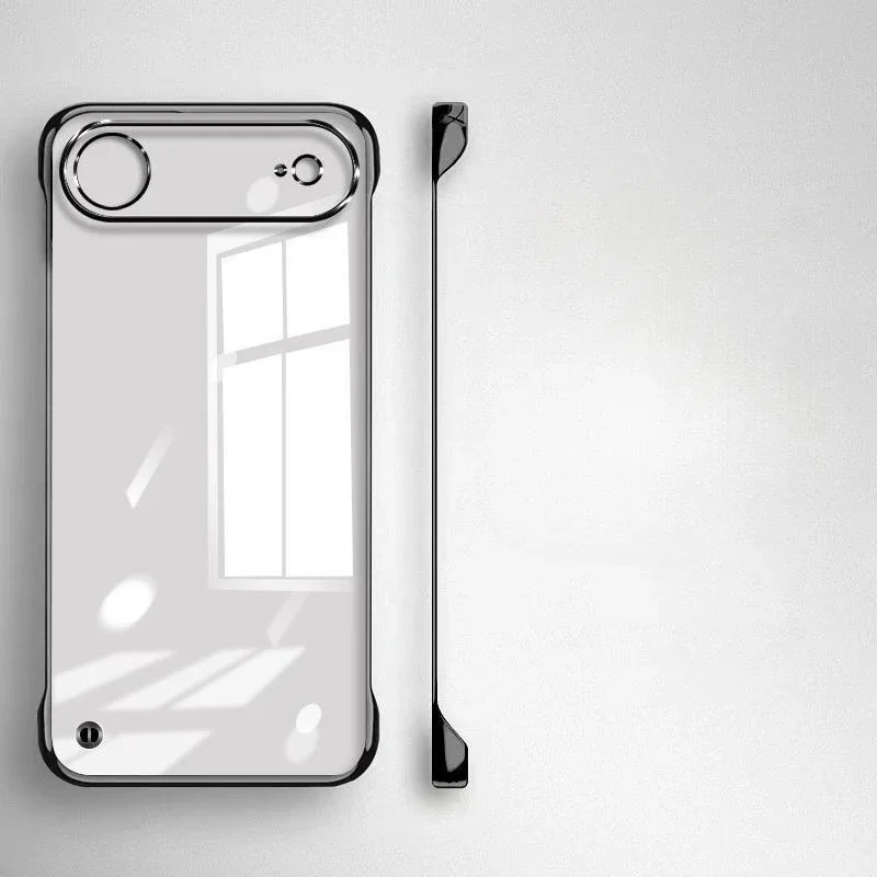 Ultra Thin Frameless Shockproof Bumper Case - Air Slim Hard Transparent Cover