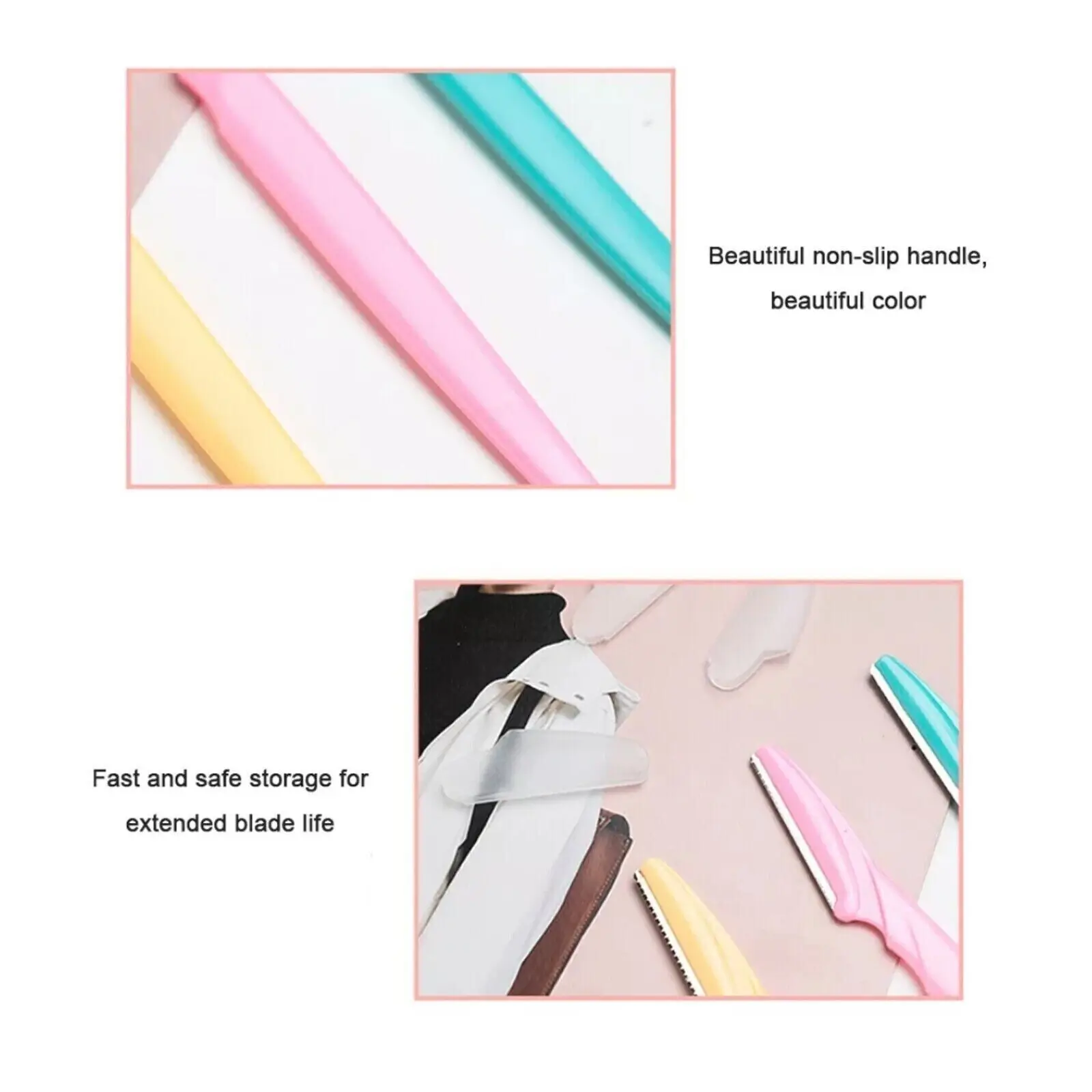 36Pcs Face Eyebrow Shaver Painless Portable Dermaplaning Facial Razor Trimmer 4