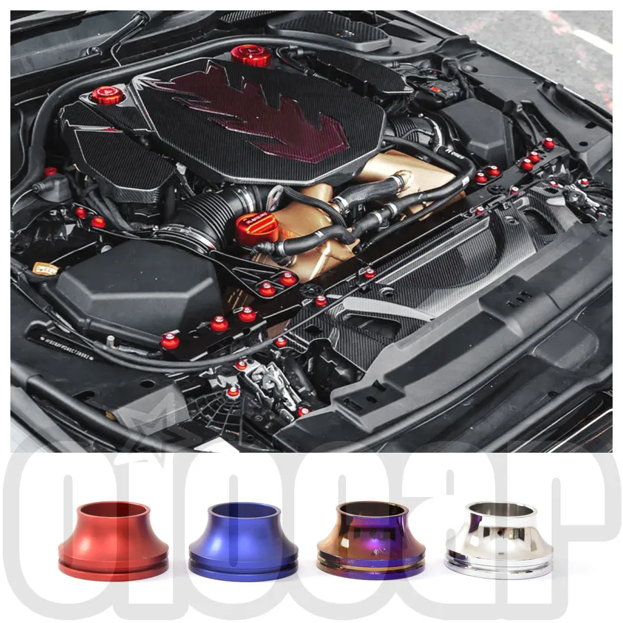 OiOMOTORS Front Bonnet Body Bolts and Nuts Dress Up Hardware Kit for BMW G90 G99 M5 G60 5Series