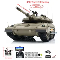 TK7.0 Mainboard HL 3958 1/16 RC Tanks IDF Merkava MK IV Standard Edition FPV Camera Models Army Toys for Boy BB Shooting Smoke 1