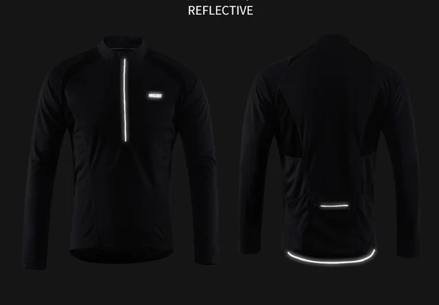 Maglia Ciclismo Uomo Manica Lunga Arduxeo - Top Con Cerniera, 3 Tasche E Tecnologia Traspirante - Foto 8