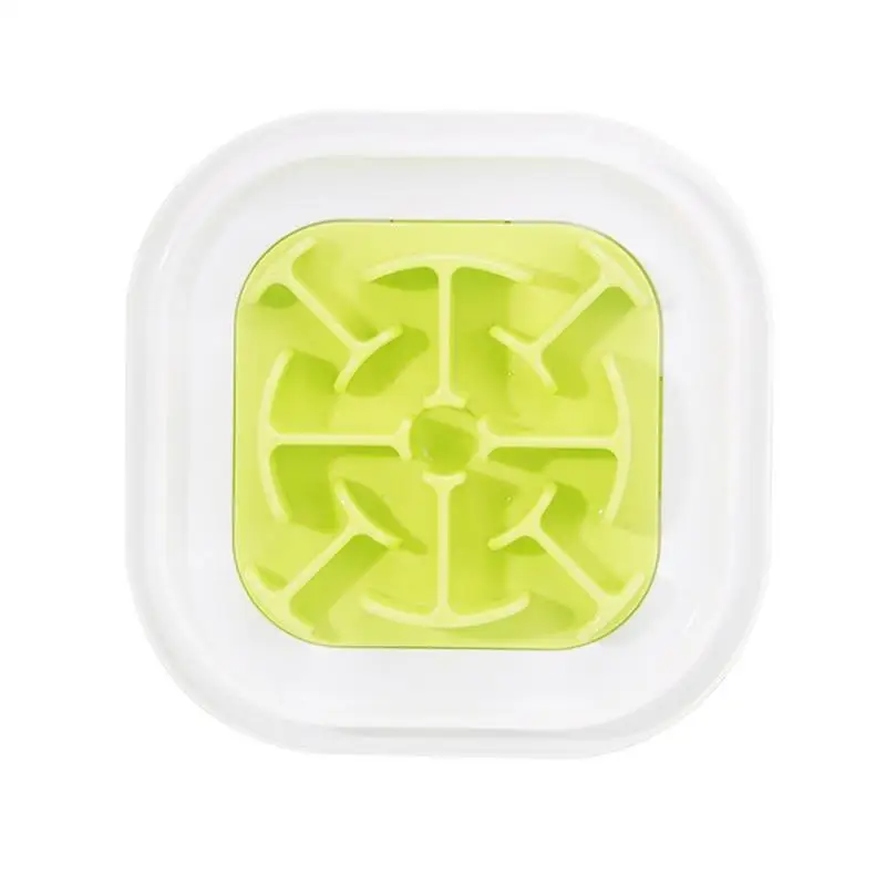 

Миска для медленного питания для домашних животных, кормушка для котят, устойчивая к высоким температурам, не скользит, для здорового питания