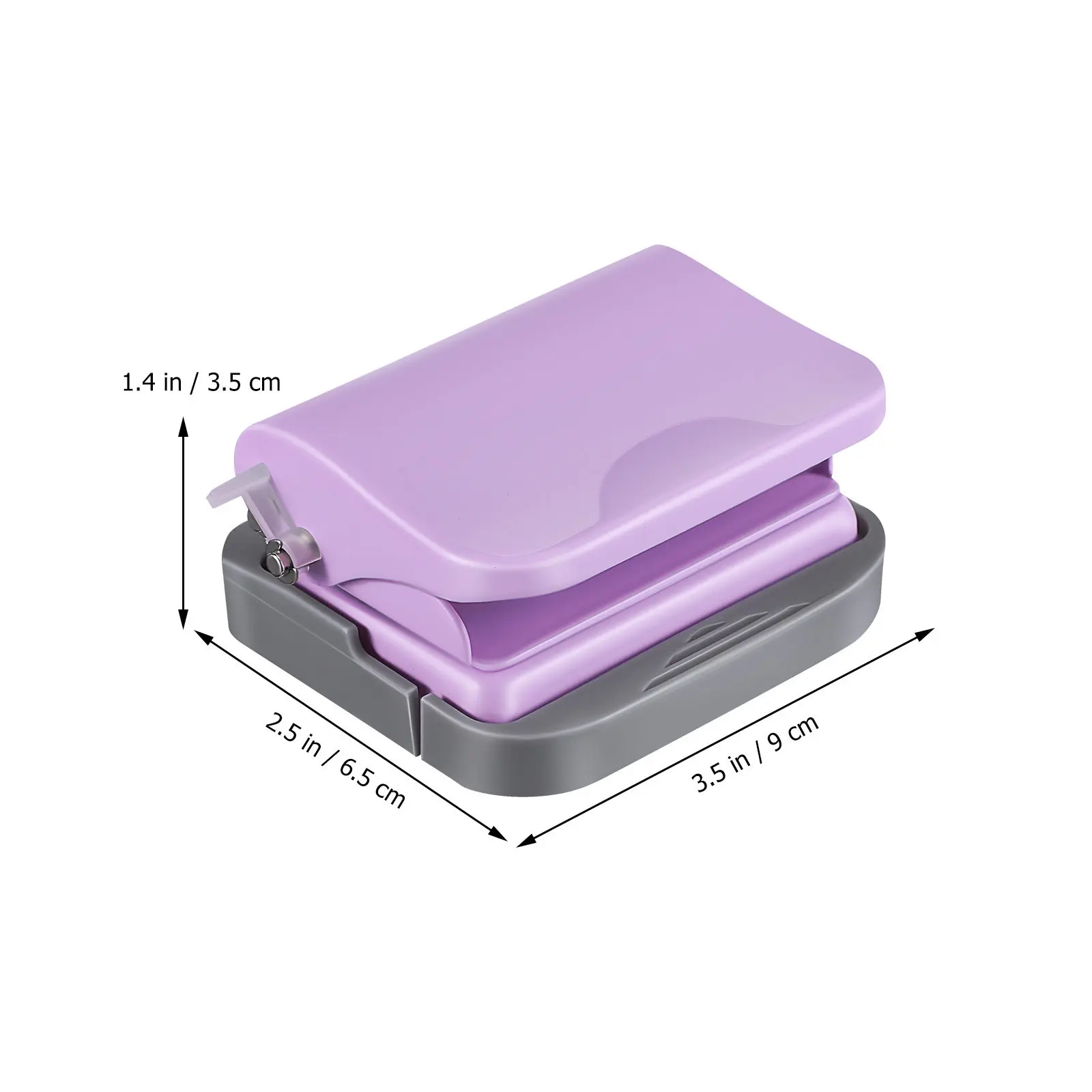 바인더 플래너 문서 노트북용 6홀 루즈리프 페이퍼 펀처 효율적인 시간 절약 휴대용 컴팩트 디자인 견고함