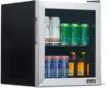 Fridge Beverage Refrigerator and Cooler, Free Standing Glass Door Refrigerator Holds Up To 60 Cans 1