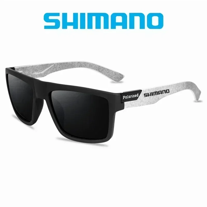 Shimano Polarized Sunglasses Men's Driving Shades Male Cycling Camping Hiking Fishing Classic Sun Glasses UV400 Eyewearing polarized sunglasses