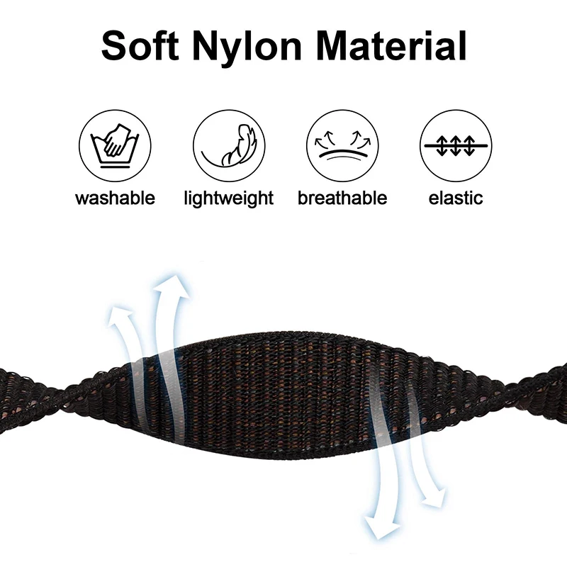Waterproof Silicone Kid's Wristband with Nylon Strap