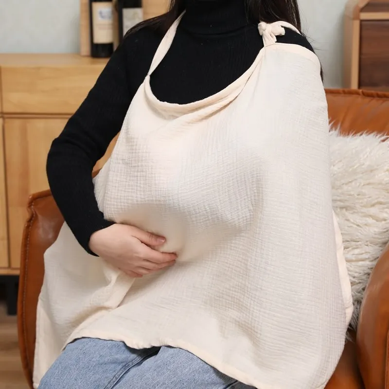 Mother Nursing Cloth Cotton Baby Feeding Covers Infant Breathable Adjustable Apron
