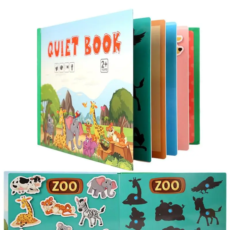 

Busy Book For Kids Busy Educational Book Early Learning Lightweight Montessori Books For Developing Fine Motor Skills Preschool