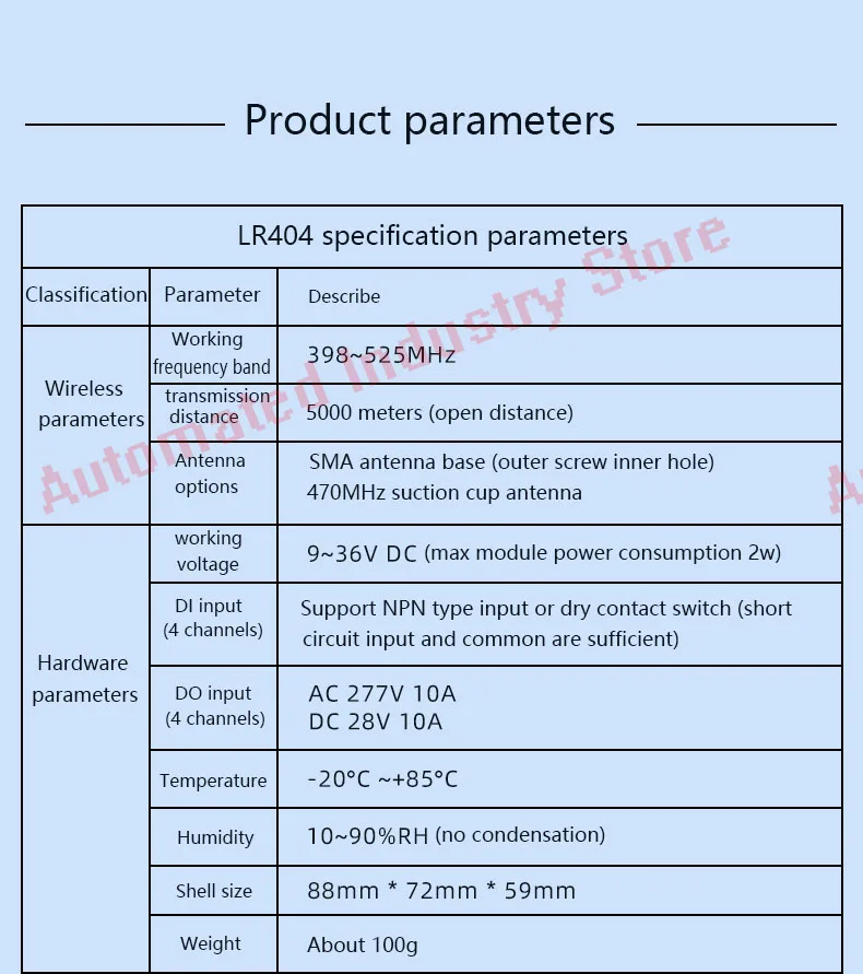 4-channel transmission Switch Quantity Wireless Transmission Module Remote Contr