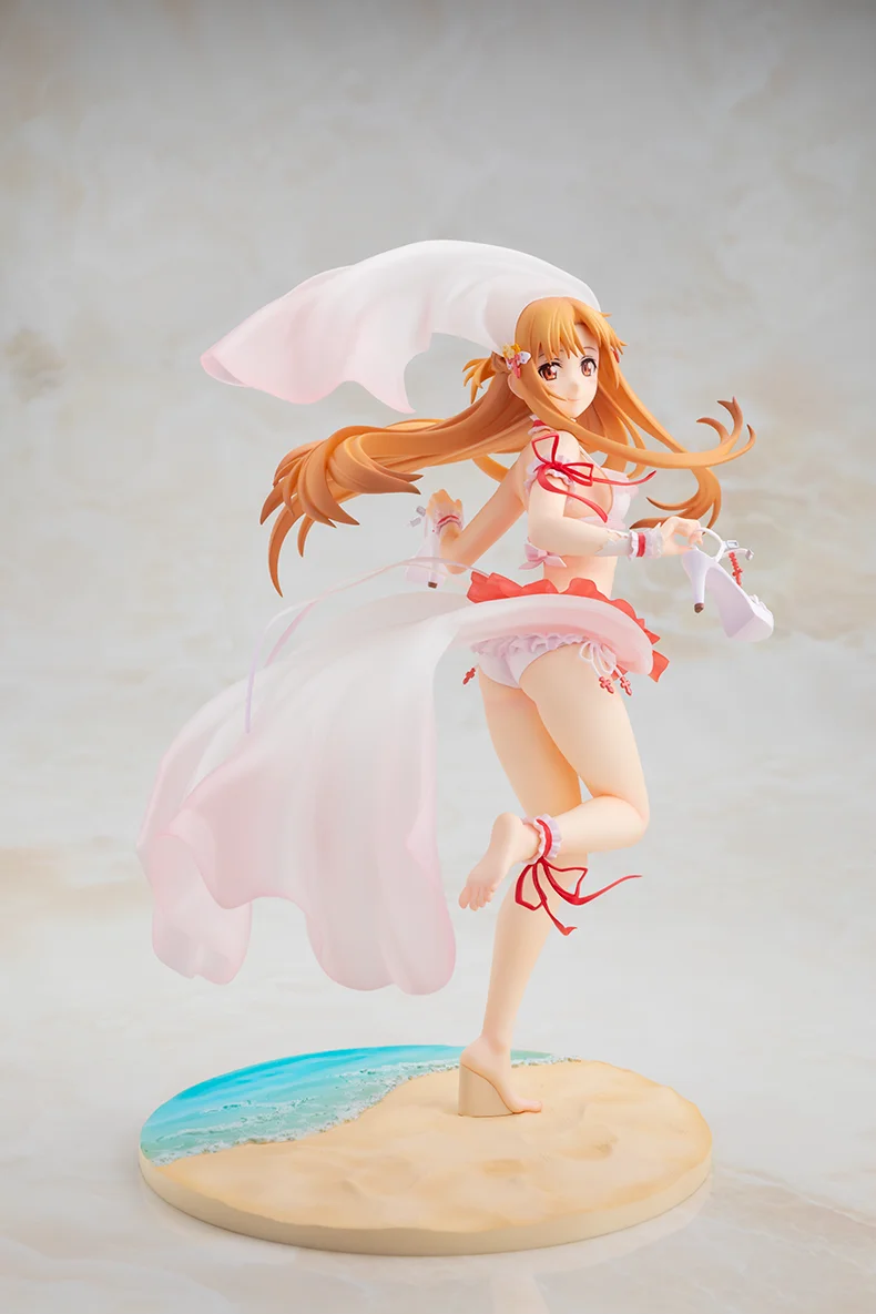 

100% Original:SAO AsunaYuuki Summer wedding Ver.26cm PVC Action Figure Anime Figure Model Toys Figure Collection Doll Gift