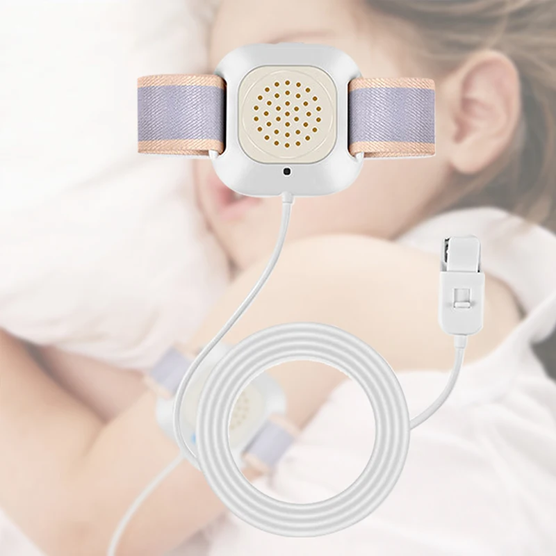 Bedwetting Alarm for Boys and Girl USB Rechargeable Pee Alarm with Sounds and Vibration Bedwetting Sensor for Kids Adults