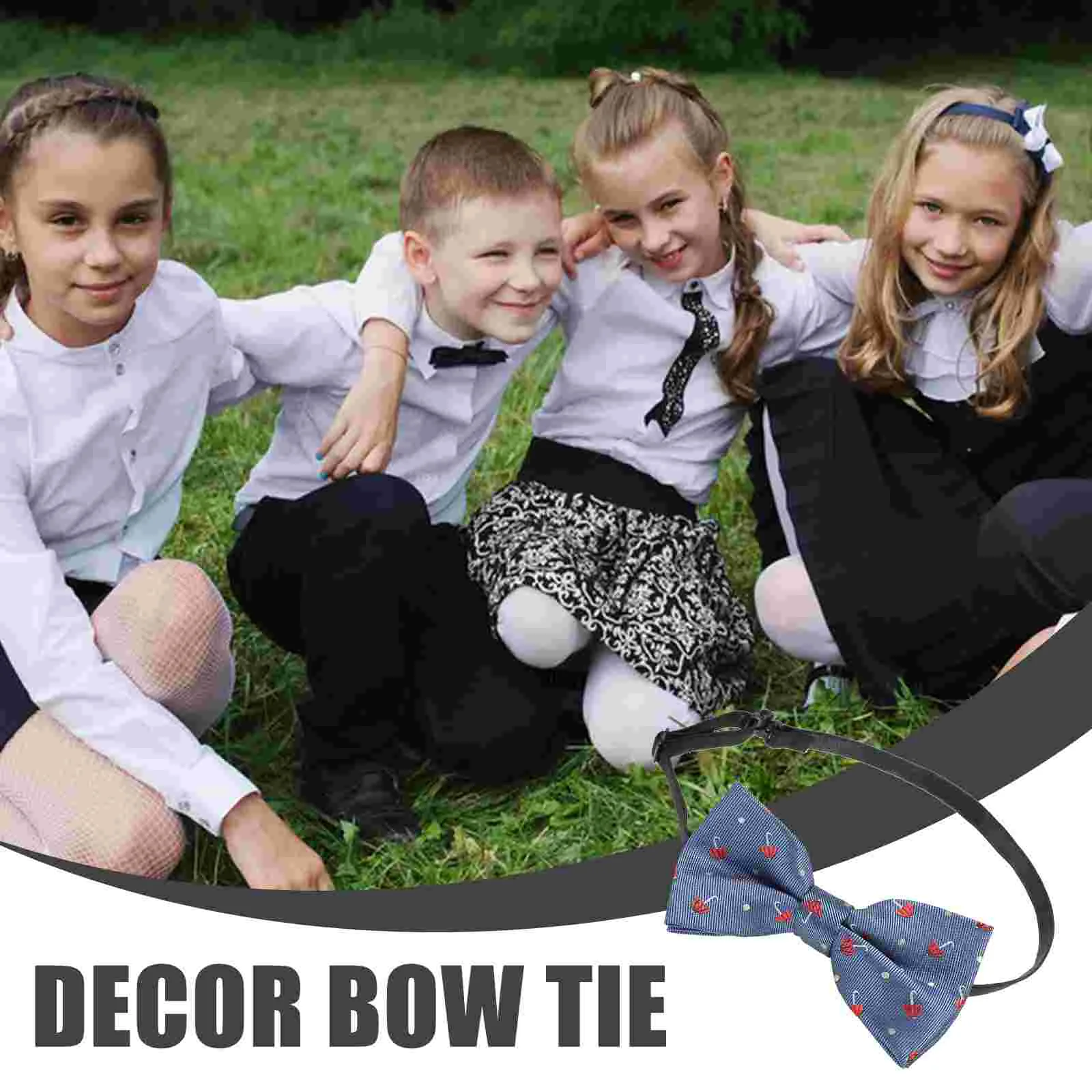 Children's Bow Ties Kids Clothing Accessory Suit Beautiful Cartoon Costume Polyester Pre-tied for Boys