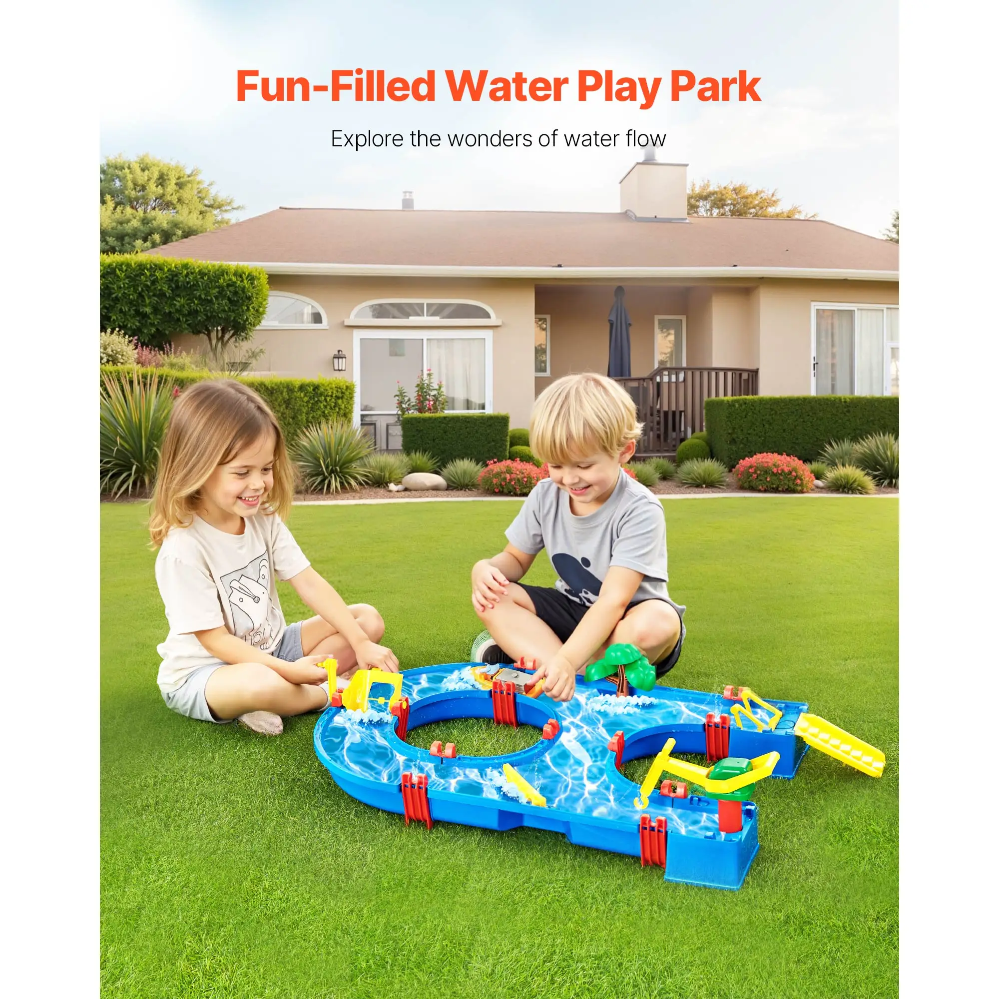 Kids Outdoor Water Play Table with 39PCS Accessories