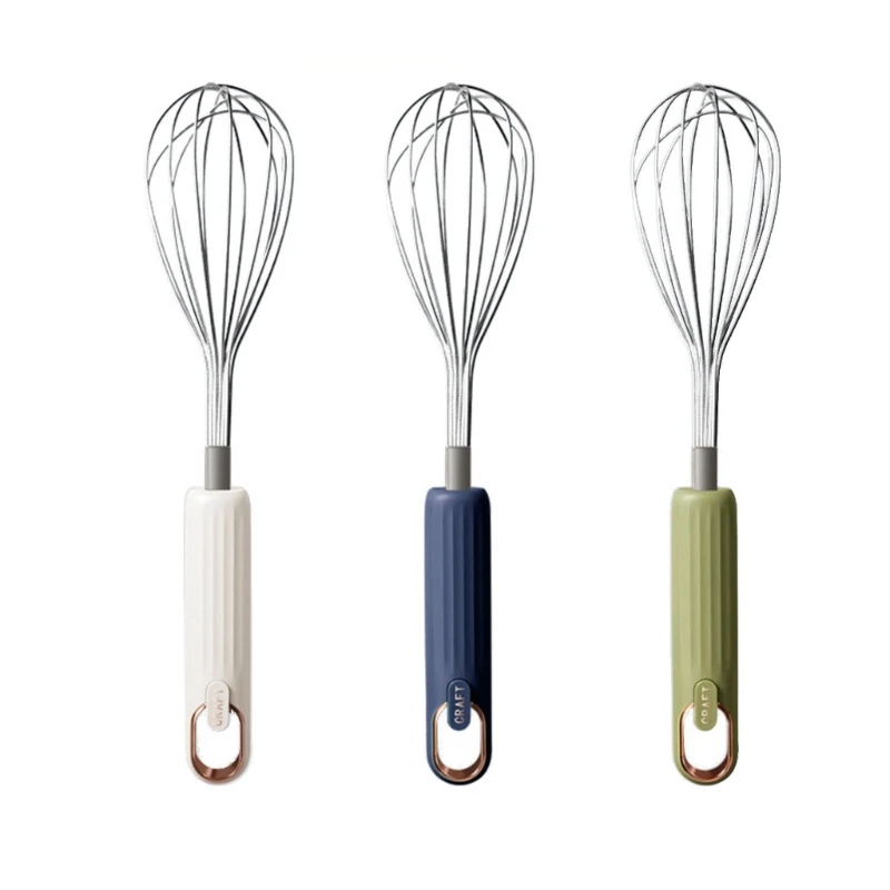 Craft Kitchen Stainless Steel Balloon Whisk with Soft Grip Comfort Handle 