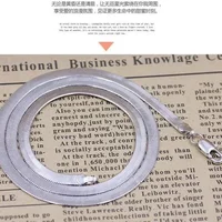 Collier chaîne à lame fine en argent Sterling 925, 4MM, pour femmes et hommes, bijoux de luxe pour fête de mariage, cadeaux de vacances pour meilleur ami, nouvelle collection 6