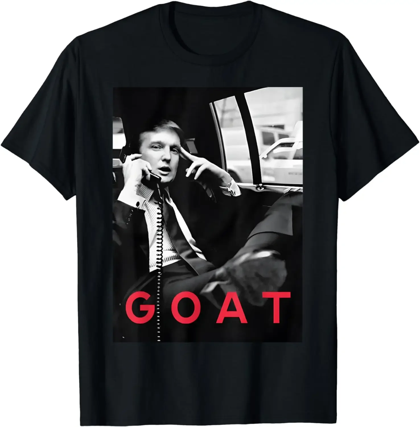 Graphic T Shirts  Men Clothing  Streetwear Goat Vote Trump 2024 Funny Support Republican Pro America T-Shirt   men clothing