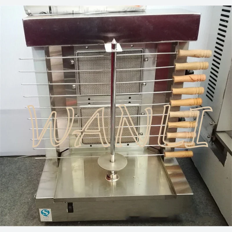 Commercial 110V / 220V ten bar bench type gas barbecue stove barbecue machine gas grill BBQ and rice mixer