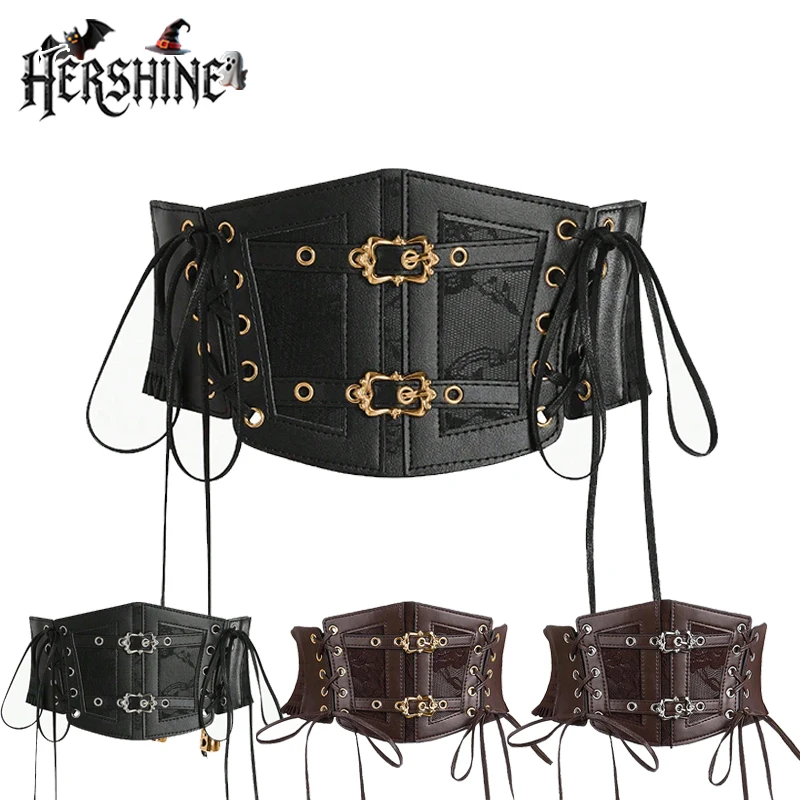 HERSHINE 1 pièce ceinture large élastique élégante et sexy pour femme, gothique Y2K, Harajuku, Punk, Rock, style Hip Hop, printemps, été