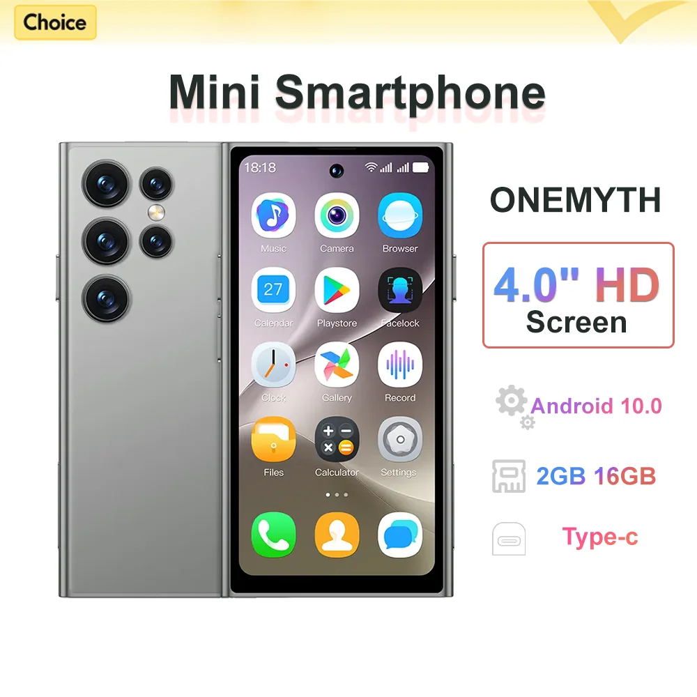 Soyes ONEMYTH S25 Pro 2025 New Mini Smartphone Android System Google Store  4.0-inch 2000mAh Small Smart Phones Latest Upgrade 5