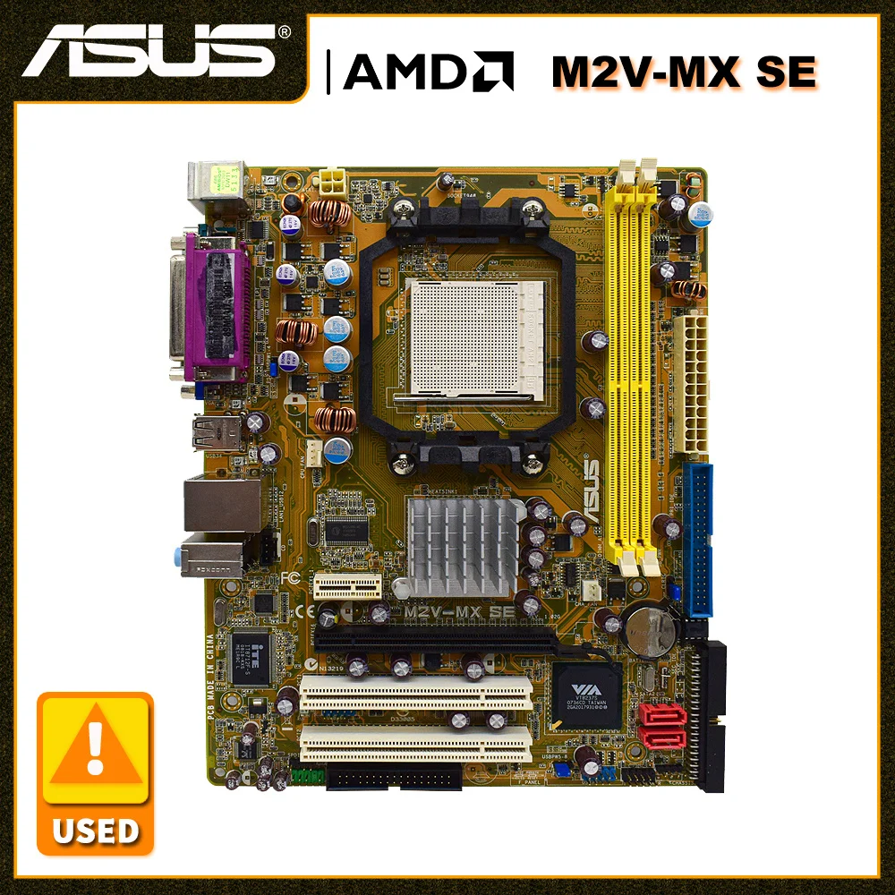 Socket AM2 Motherboards ASUS M2V MX SE Motherboards AM2 DDR2 VIA K8M890