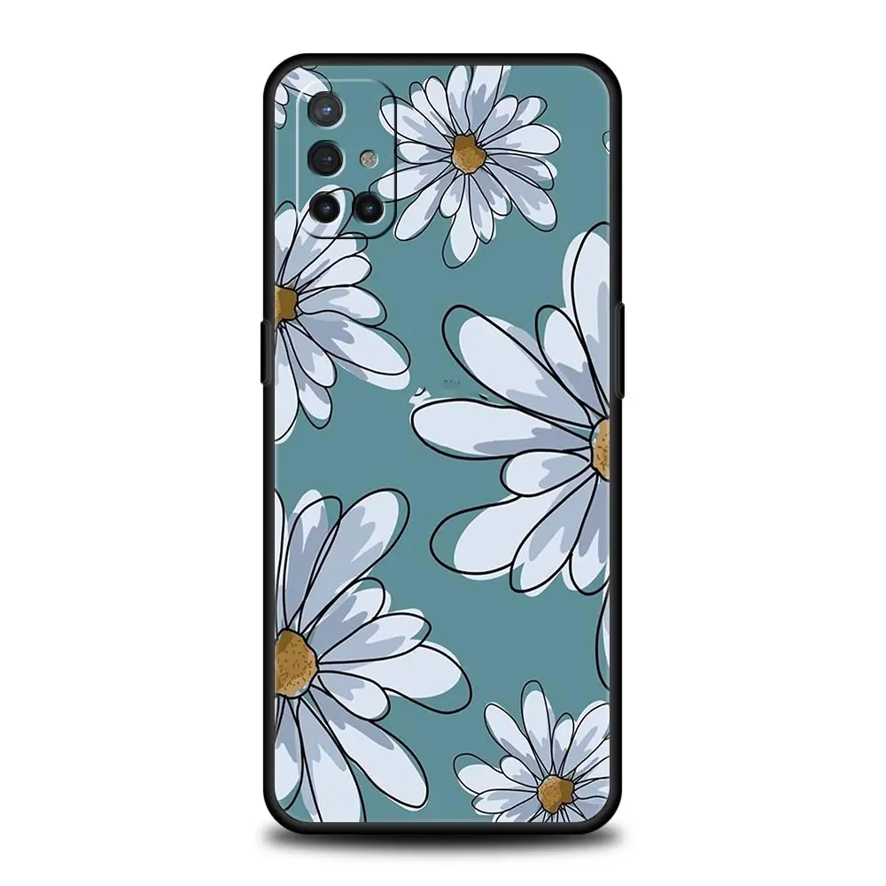 Cartoon Print Soft Black Phone Case Cover