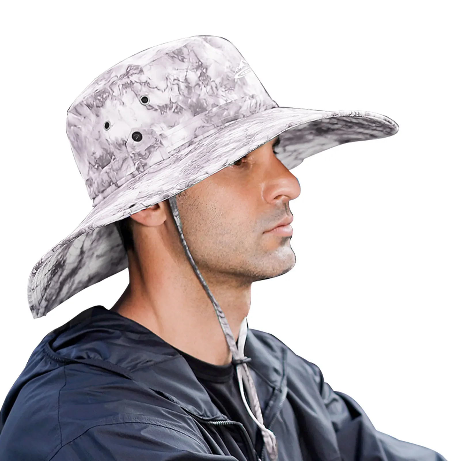Men's Bucket Hats Wide Brim Anti UV Sun 