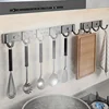 Suitable for bathroom, living room, kitchen, modern wall rod storage hooks, kitchenware storage racks, kitchen accessories 2
