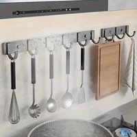 Suitable for bathroom, living room, kitchen, modern wall rod storage hooks, kitchenware storage racks, kitchen accessories 2