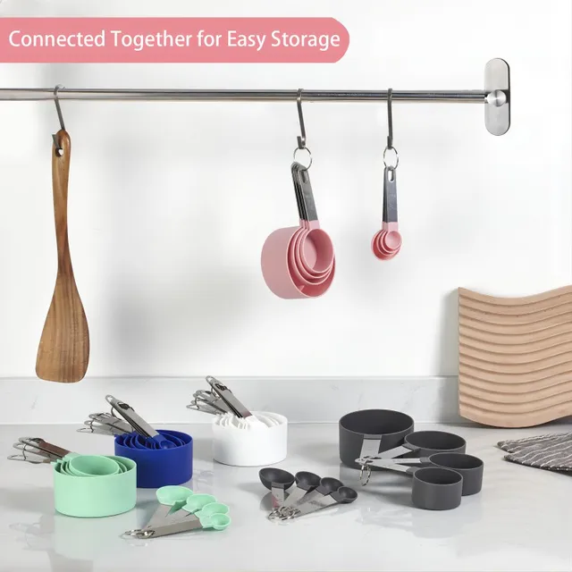 KUUJOJO 10-Piece Measuring Cups & Spoons Set 4