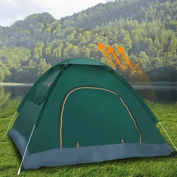 2-3Person Outdoor Pop Up Tent Waterproof Automatic Camping UV Protection Tents Llightweight Instant Setup Tourist Sun Shelter 2