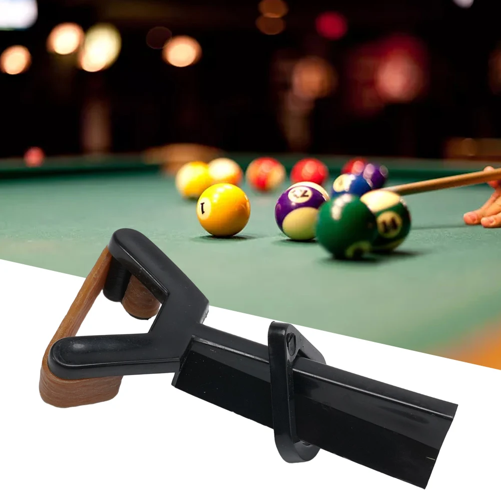 Y-type Leather Head Plastic Suppressor Billiard Cue Clamp 90x45mm Billiard Fastener Plastic Repair Tool Sports Sports Products billiard shaft billiard bridge stick billiard cue tip