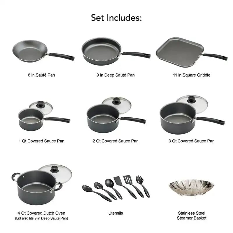 Cookware Set, 7-Pieces Accesorios freidora Plate for cooking Metal bundt  cake pan Air fryer silicone Round cake pan for baking B - AliExpress