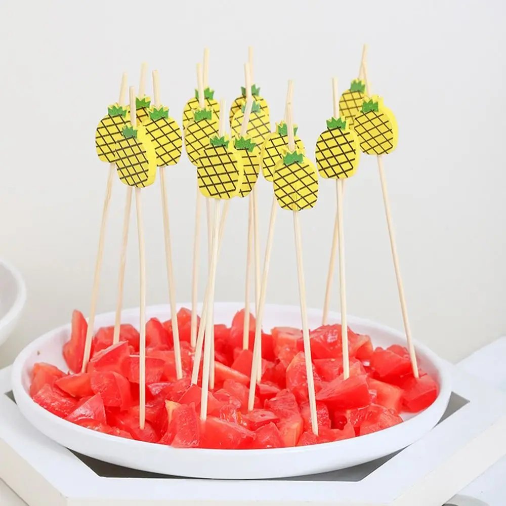 Handcrafted Bamboo Skewer Picks - Elegant Cocktail and Appetizer Garnish Sticks