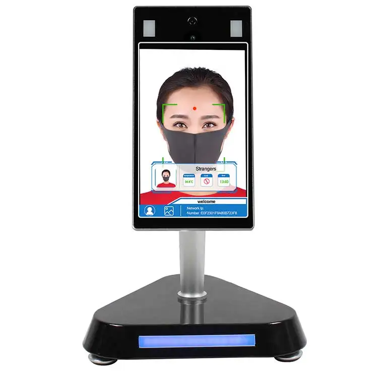 

VETO 8 inch ai infrared face recognition thermal camera device attendance system