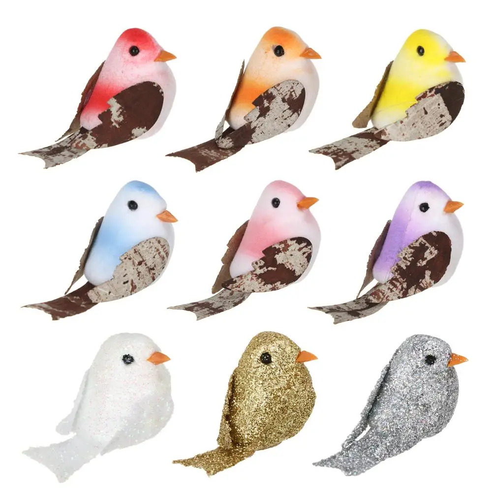 

Handicraft Garden Ornament Wedding Supply Home Decor Artificial Animal Real Feathers Simulation Bird Bird Model