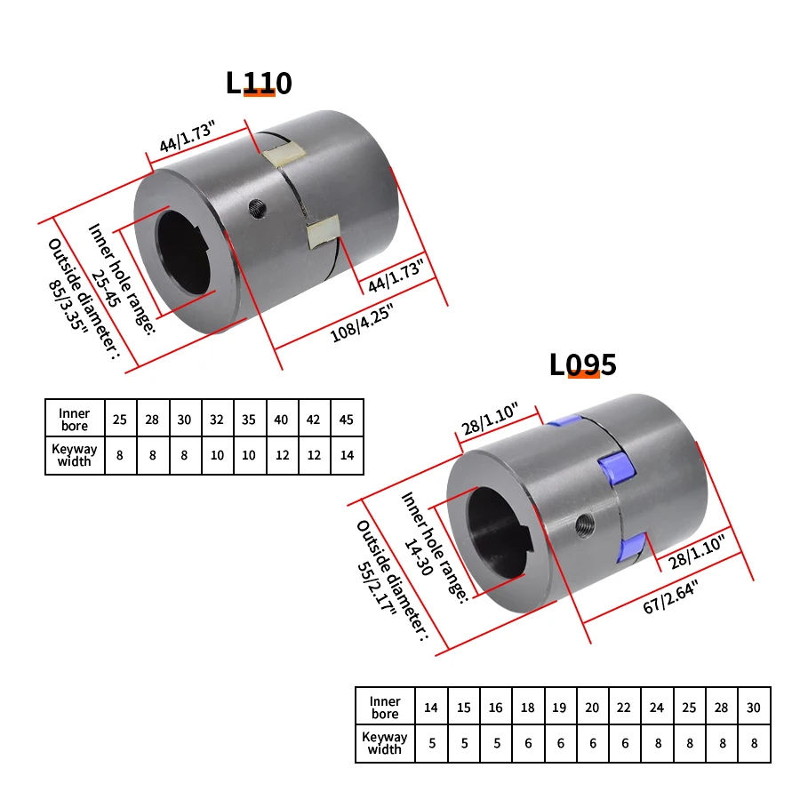 L-type Three-jaw Coupling L070 D35 L51 Bore 10/12/14/15/16/17/18mm shaft coupler flexible coupling shaft connector rigid shaft coupler for Servo Motor