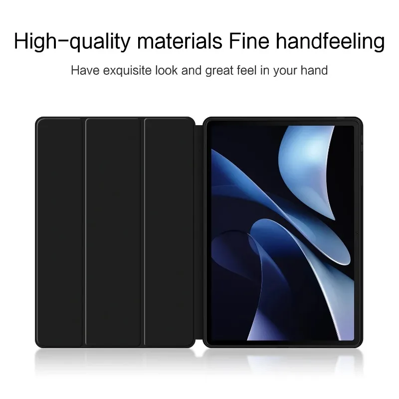 Premium 8.8-inch Trifold Stand Tablet Case - TPU Leather Soft Back Cover