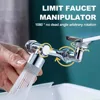 Multi-function Basin Faucet 1080-degree Lifting Anti-splash Water Nozzle Bathroom Face Brushing Rotating Extension Robotic Arm 1