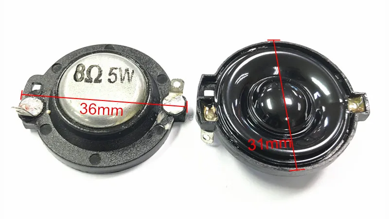 4Ohm 8Ohm 5W 30/31mm HiFi Tweeter Full Range Treble Speakers