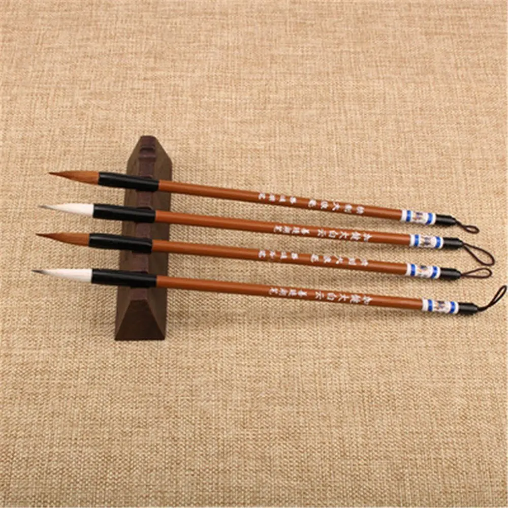 그림붓 서예붓 늑대털 전통 중국 서예 붓 연습용 붓