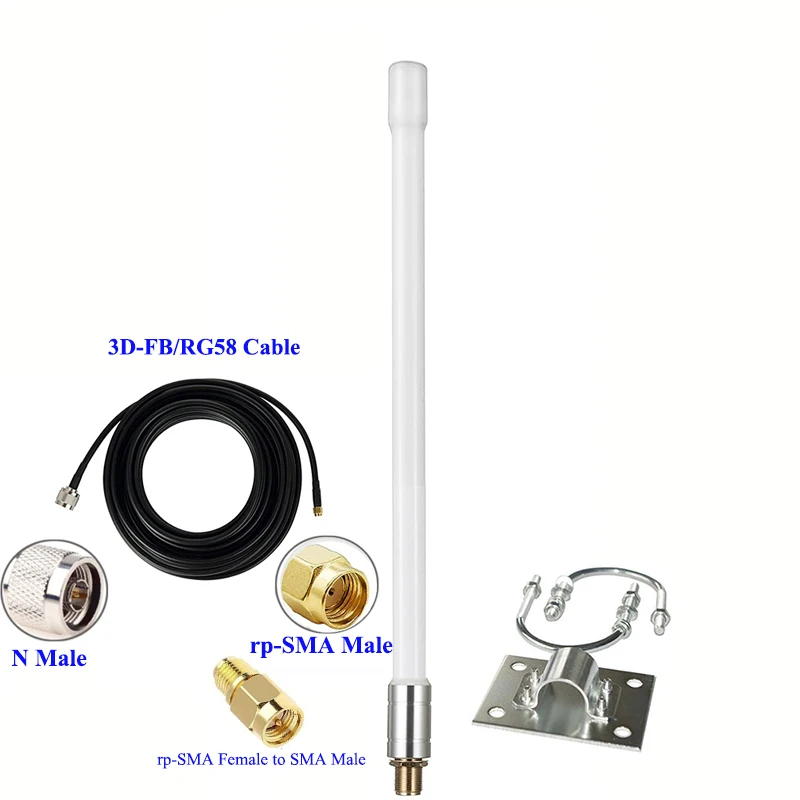 Antenna Iot-Lora Antenna Bocat Rak Helium Hotspot Miner, Nebra Syncrobit, Ap Lungo, 868Mhz, 915Mhz, Antenna Omni, 5.8Dbi